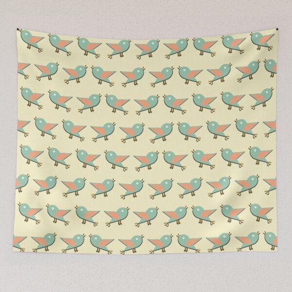 Item preview, Birds pattern designed and sold by Gaspar Avila.