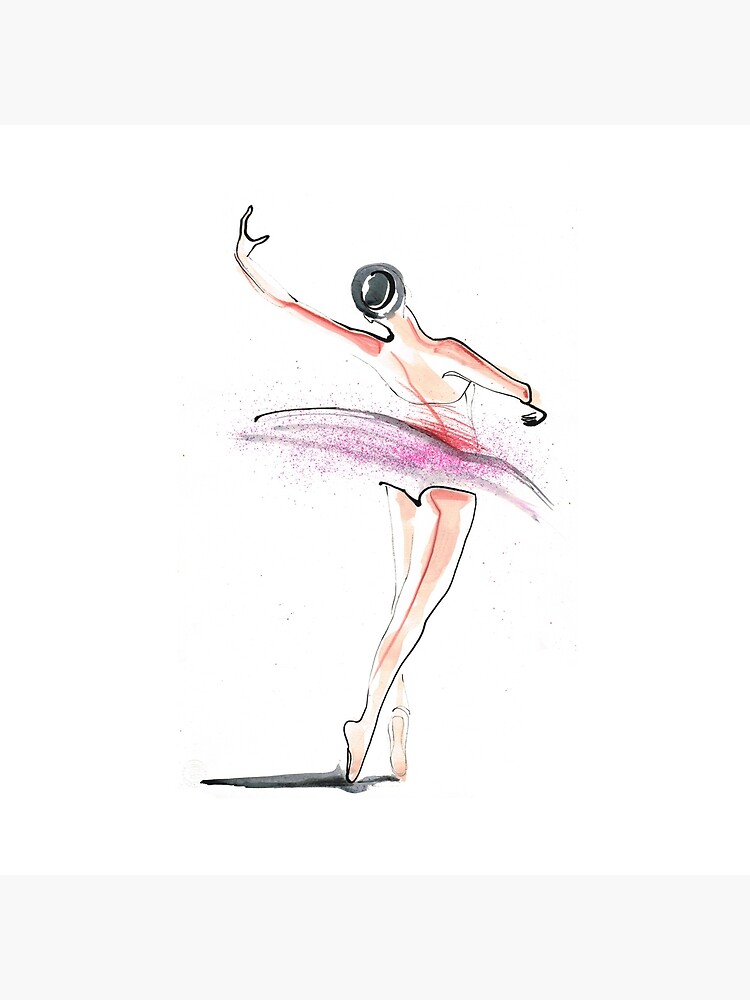 Ballerina Dance Drawing by CatarinaGarcia