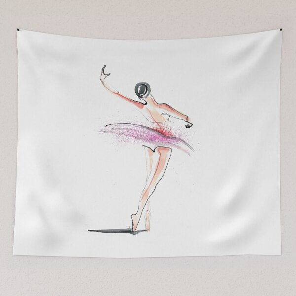 Item preview, Ballerina Dance Drawing designed and sold by CatarinaGarcia.