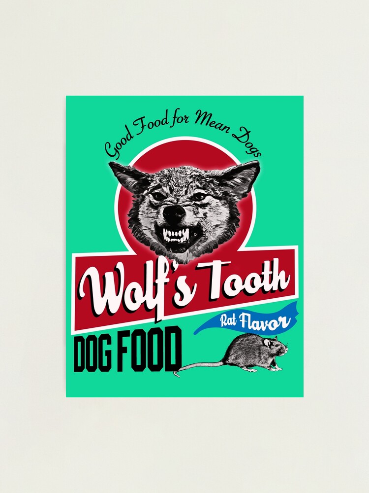 Wolf s Tooth Dog Food Photographic Print