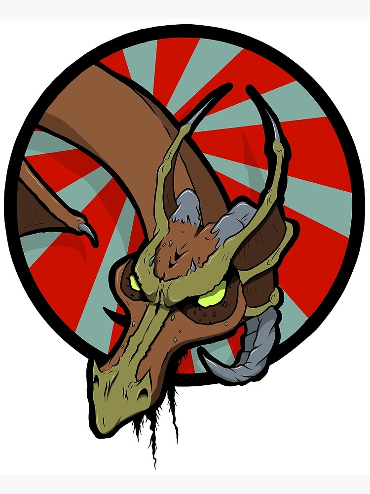 Earth Dragon Poster For Sale By Azpektllc Redbubble