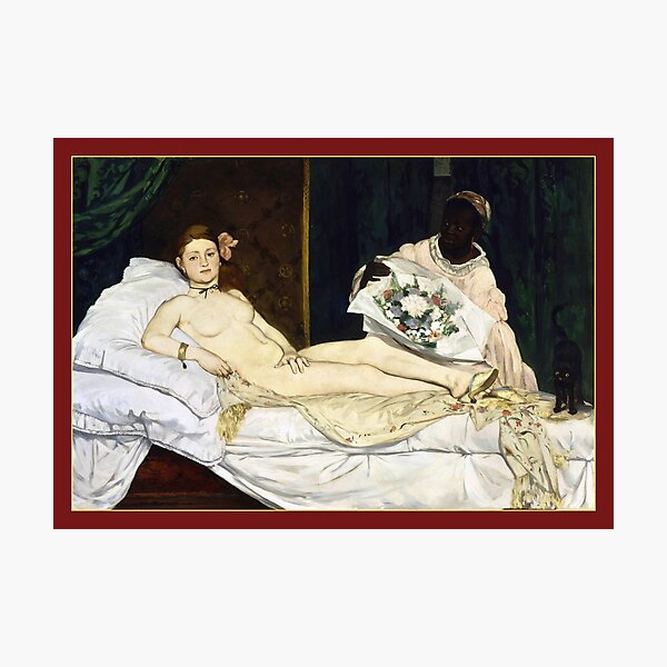 Item preview, Olympia (1863) By Manet designed and sold by knightsydesign.