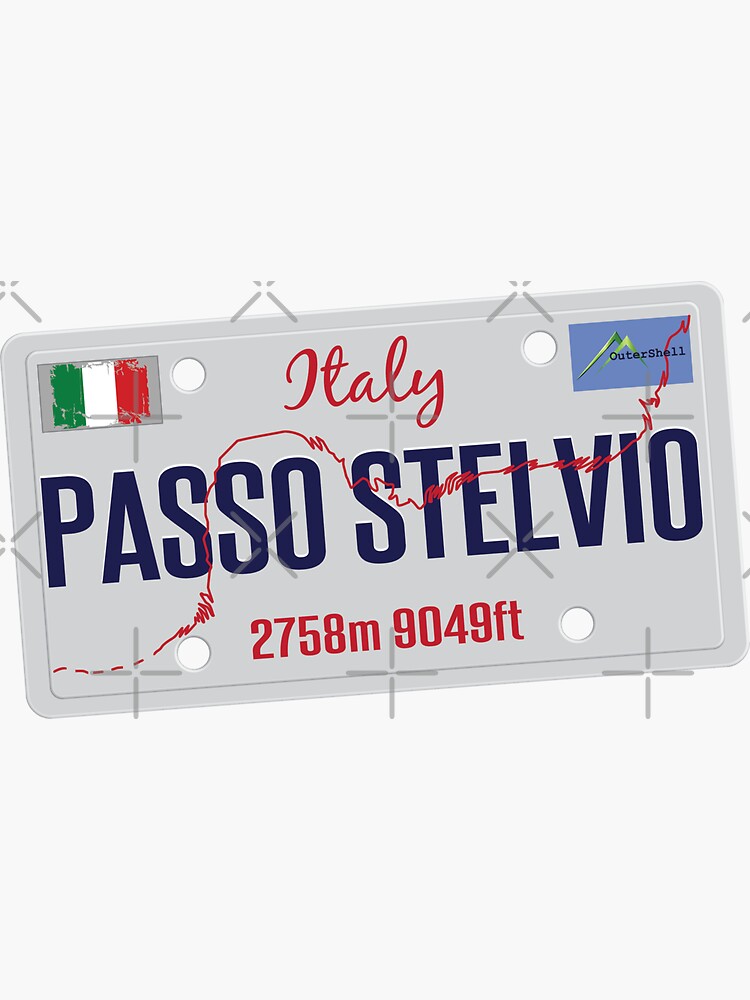 Sticker for Sale mit Stilfser Joch - Passo Dello Stilfser Joch