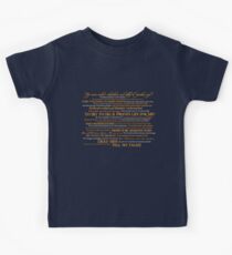 Dress Up, Me Hearties, Yo Ho! (White/Orange) Kids Tee