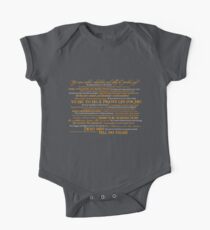Dress Up, Me Hearties, Yo Ho! (White/Orange) One Piece - Short Sleeve