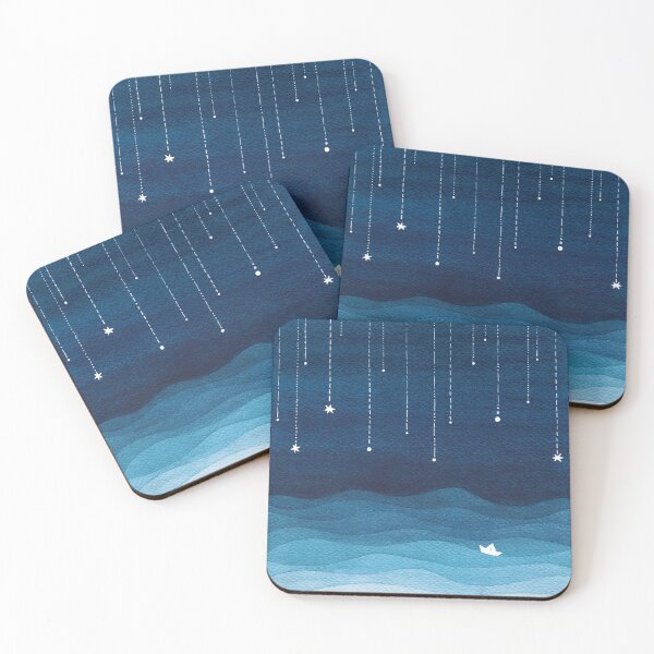Item preview, Falling stars, blue designed and sold by VApinx.