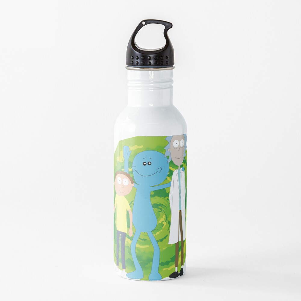 Rick and Morty and Mr. Meeseeks Water Bottle
