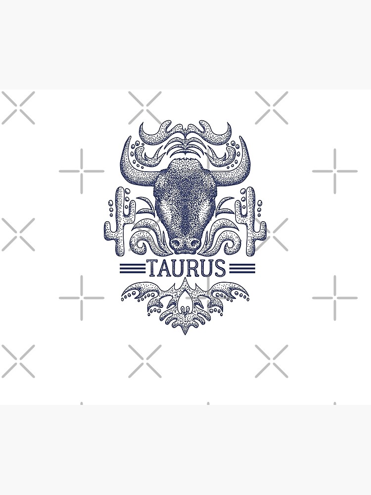 Discover Manta de Lana Tauro Horóscopo Signo del Zodiaco 152 x 203cm