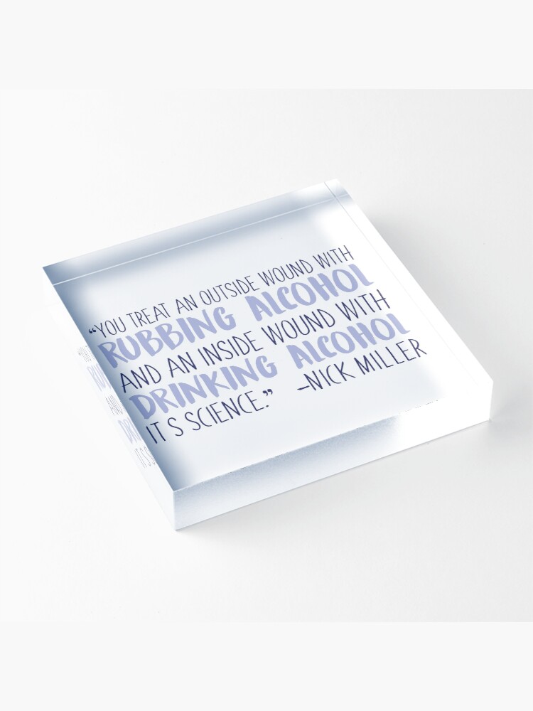 Thumbnail 3 of 5, Acrylic Block, It's Science-Nick Miller designed and sold by clairefromke.