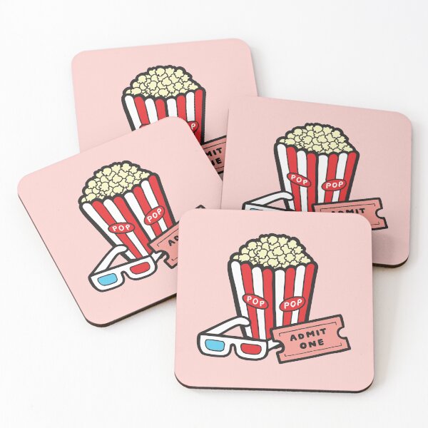 Item preview, Movie Pattern in Pastel Pink designed and sold by evannave.