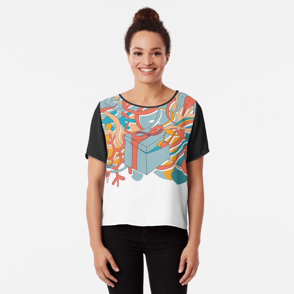 Night is Alive Holiday 2019 Chiffon Top