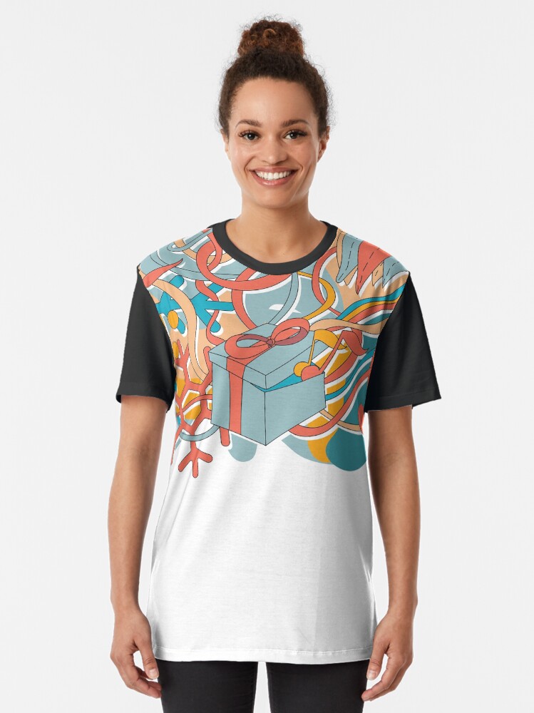 Alternate view of Night is Alive Holiday 2019 Graphic T-Shirt