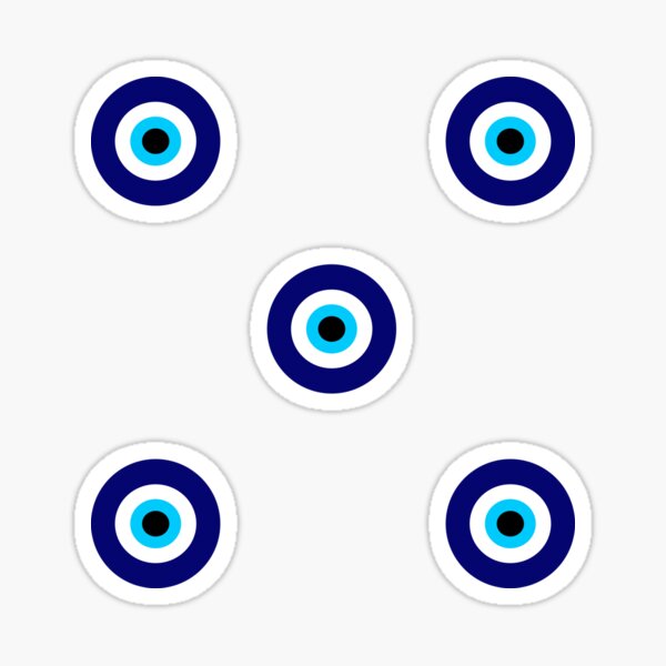 Magic eye five set | Evil eye Sticker