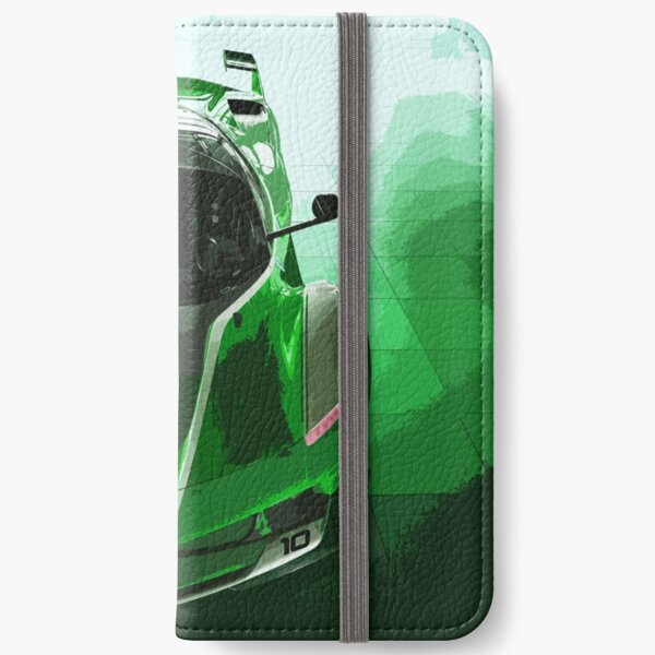 Green Ferrari FXX K iPhone Wallet