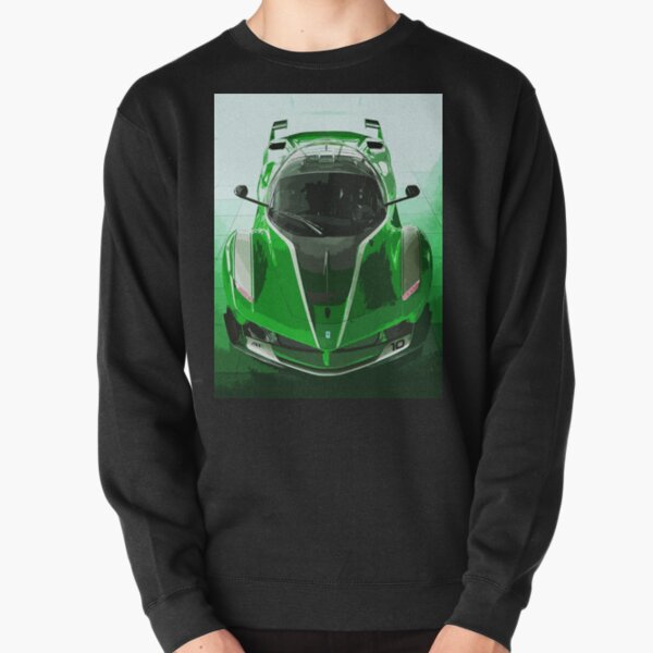 Green Ferrari FXX K Pullover Sweatshirt