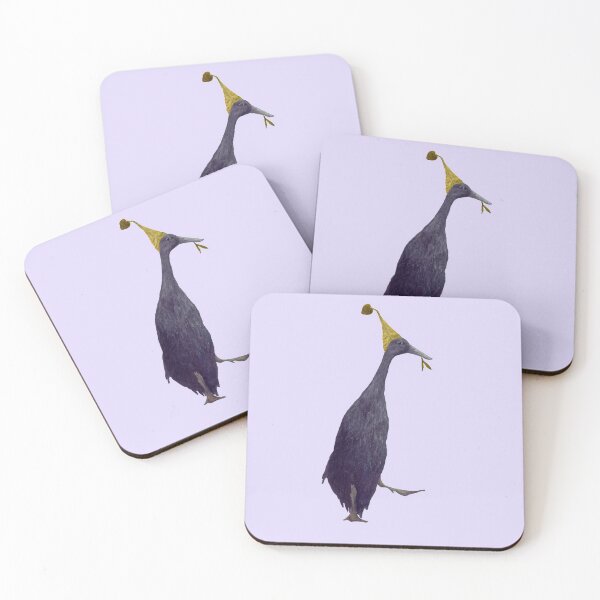 Item preview, Black duck in a cap from a leaf designed and sold by zatmeniee.
