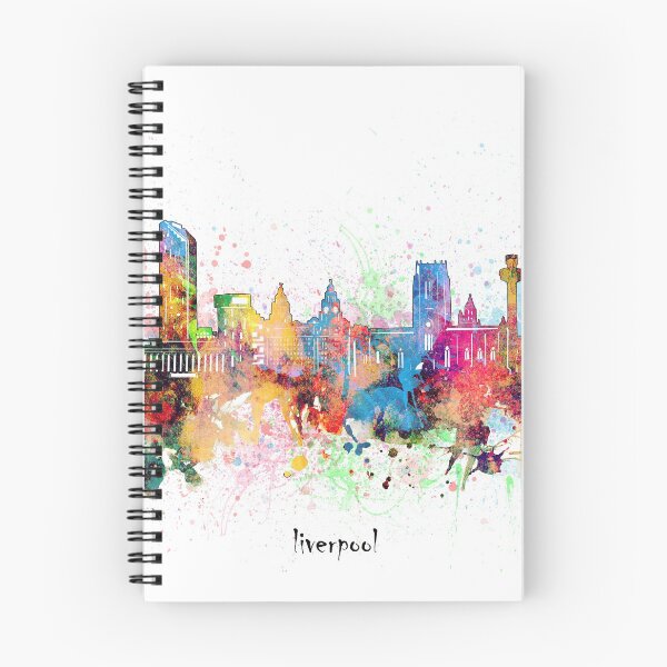 Aperçu de l'œuvre Liverpool skyline créée et vendue par BekimART.