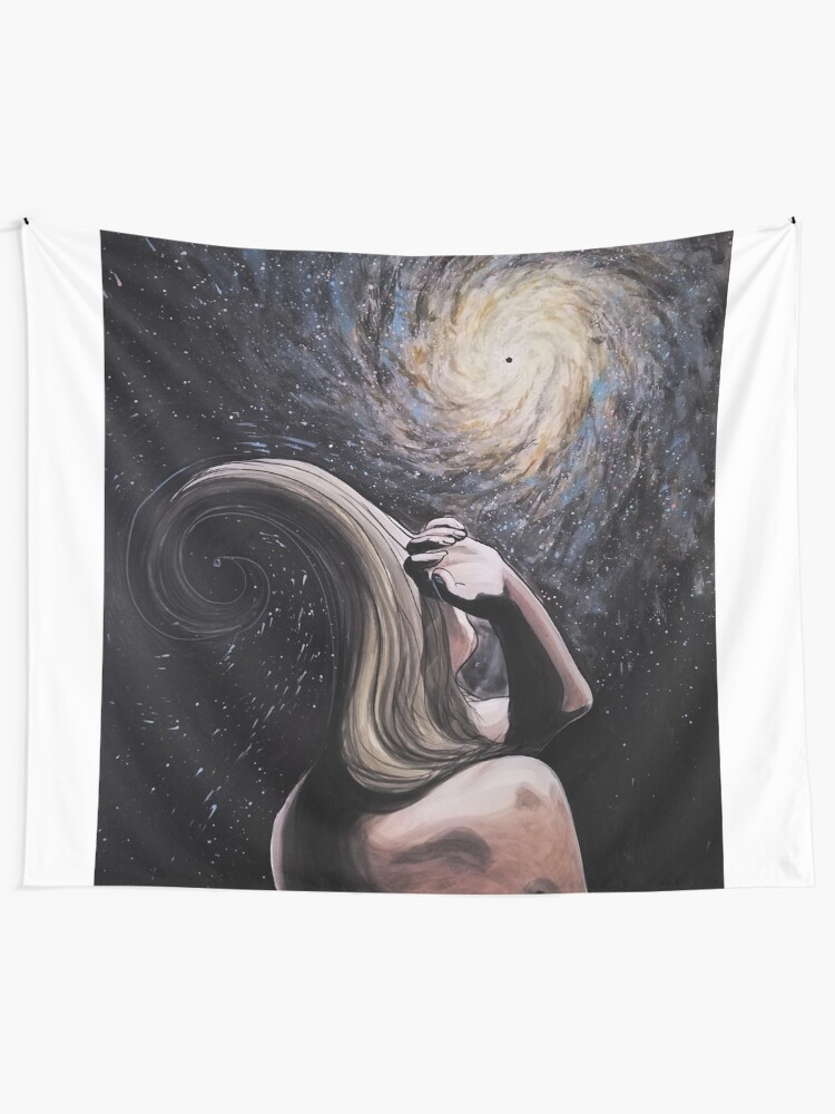 Alternate view of head in a spin Tapestry