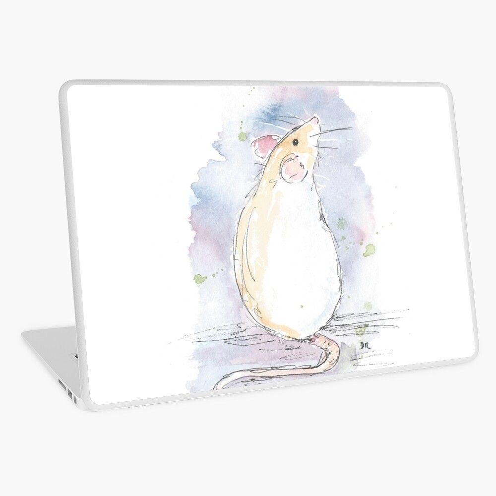 Weisse Ratte Zeichnen Ipad Hulle Skin Von Debthezeb Redbubble