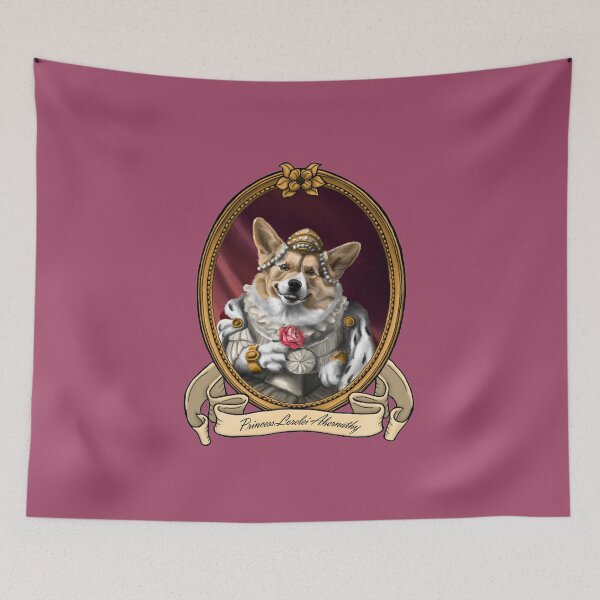 Item preview, Renaissance Dog - Princess Lorelei Abernathy (A Corgi) designed and sold by JMSArt.