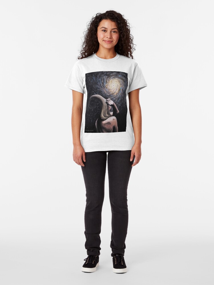 Alternate view of head in a spin Classic T-Shirt