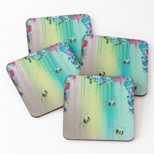 Item preview, Rainbow bee artwork  designed and sold by veroamore.