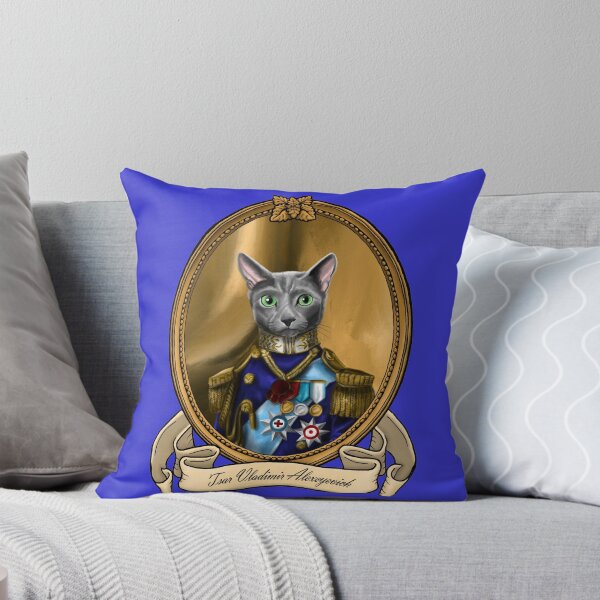 Item preview, Renaissance Cat - Tsar Vladimir Alexeyevich (A Russian Blue) designed and sold by JMSArt.
