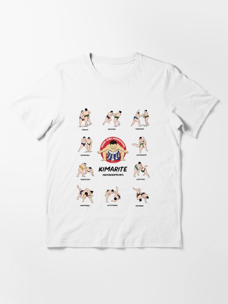 Alternate view of Kimarite Winning Sumo Techniques Essential T-Shirt