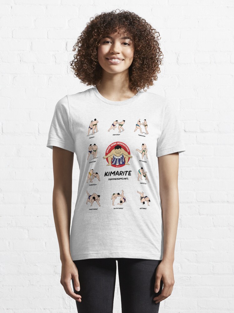 Alternate view of Kimarite Winning Sumo Techniques Essential T-Shirt