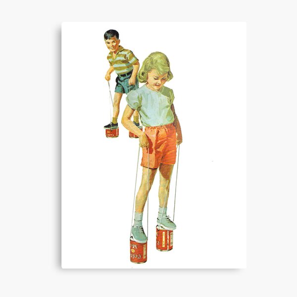 The Simple Life : Tin Can Stilts Metal Print