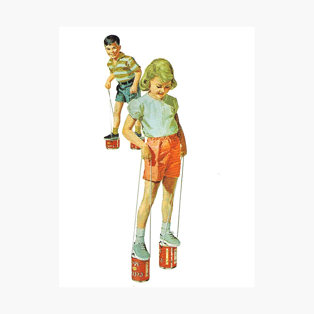 The Simple Life : Tin Can Stilts Photographic Print