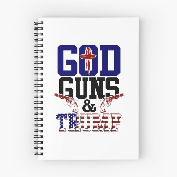 Item preview, God Guns Trump 2nd ammendment American flag 2020 election designed and sold by hadleydesigns.