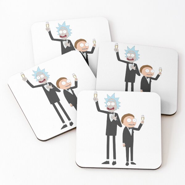Formal Rick and Morty™ Coasters (Set of 4)