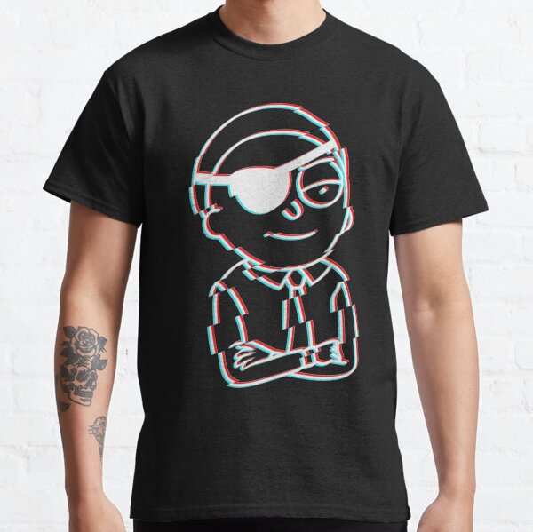 Evil Morty Glitched Classic T-Shirt