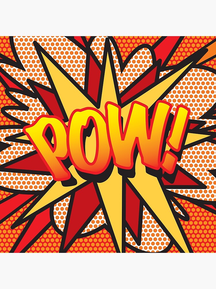 POW Comic Book Pop Art Trendy Fun by theimagezone
