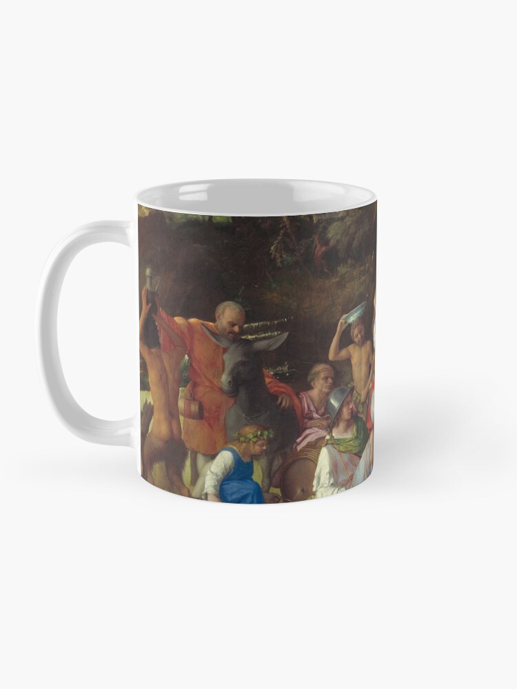 Alternate view of The Feast of the Gods Painting by Giovanni Bellini and Titian Mug