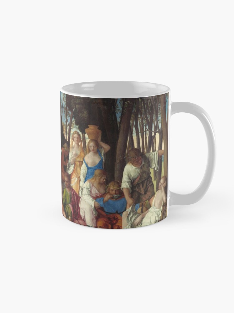 Alternate view of The Feast of the Gods Painting by Giovanni Bellini and Titian Mug
