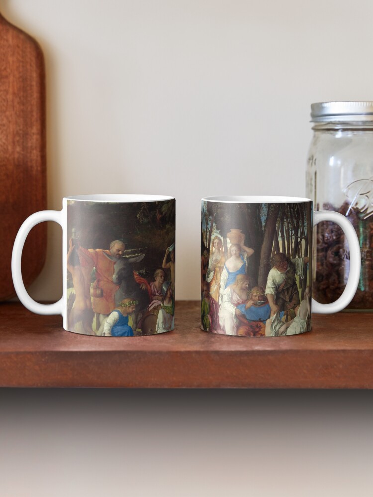 Alternate view of The Feast of the Gods Painting by Giovanni Bellini and Titian Mug