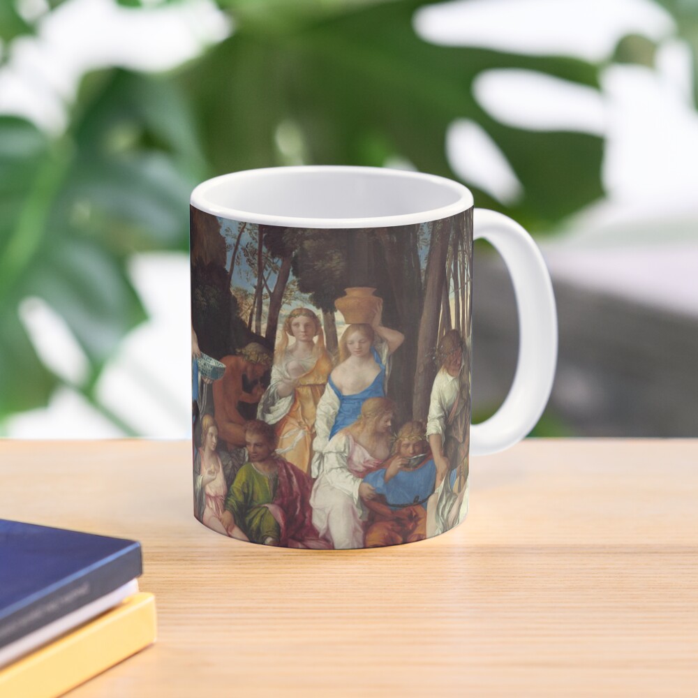 The Feast of the Gods Painting by Giovanni Bellini and Titian Mug