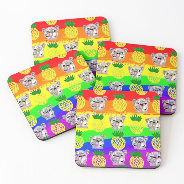 Item preview, Pugneapple Pride LGTB Cute Rainbow Summer 2019 designed and sold by kestrada2906.