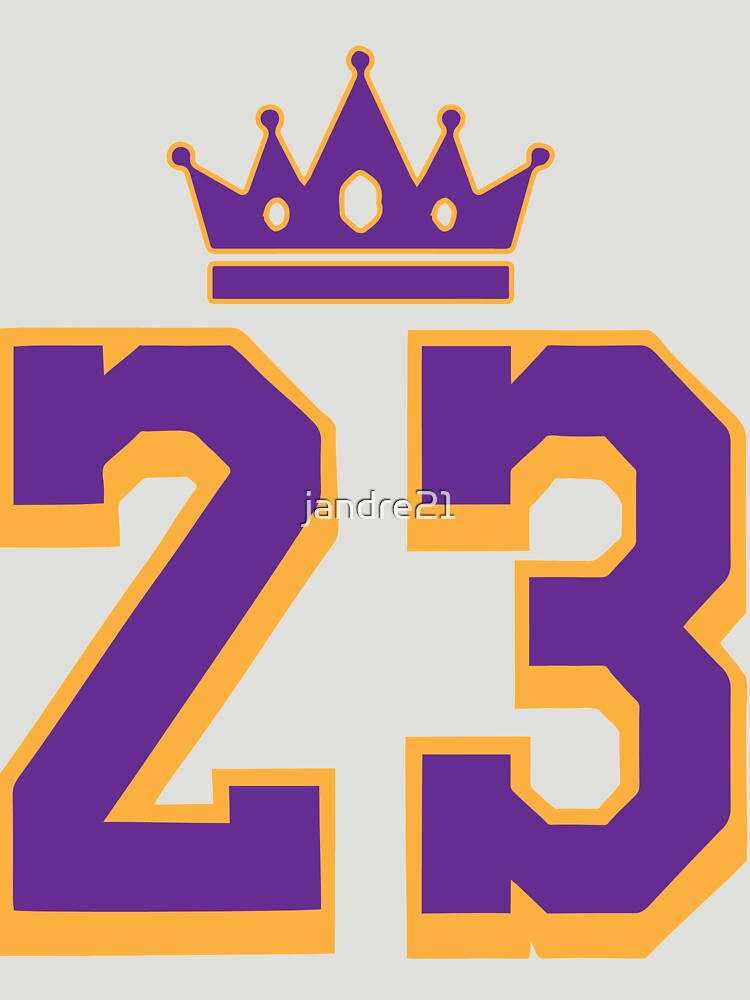 Lebron James, 23 King Collection Kids T-Shirt for Sale by
