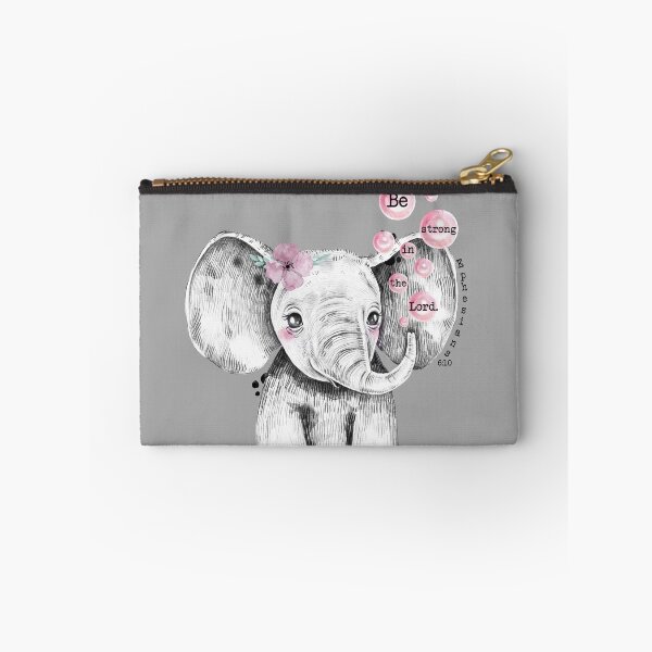 Item preview, Ephesians 6:10 Be Strong in the Lord Elephant Christian Design designed and sold by TapestryDesigns.