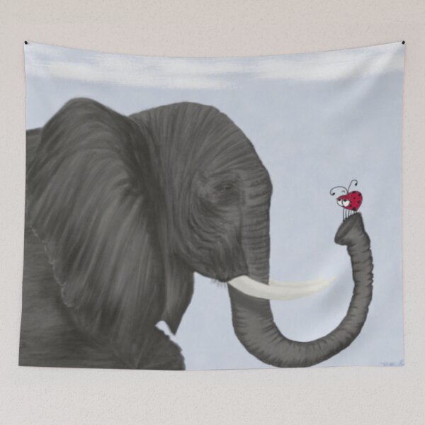 Item preview, Bertha The Elephant And The Ladybug designed and sold by OneArtsyMomma.