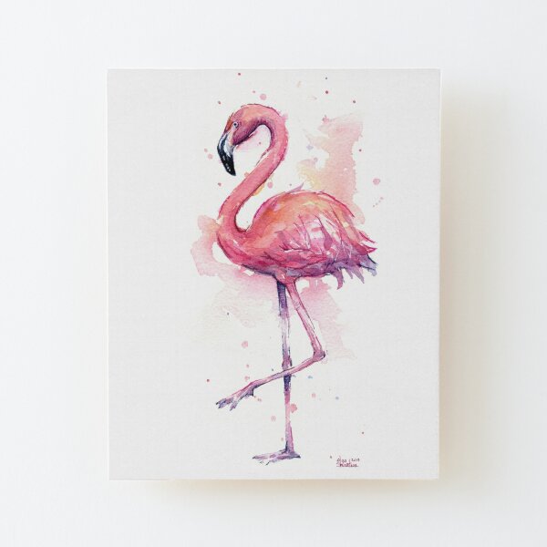 Whimsical Flamingo Wall Art Redbubble