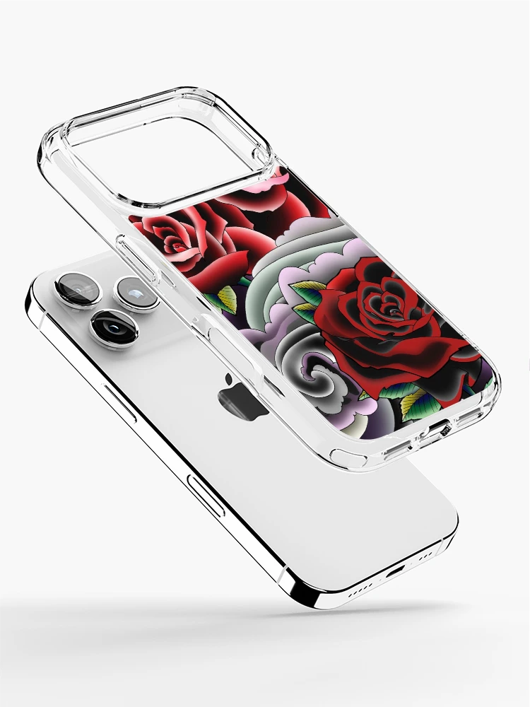 Thumbnail 2 of 5, iPhone Case, 3 Roses designed and sold by ColorTime.