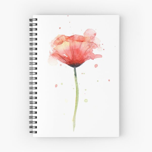 Artikelvorschau, Roter Mohn Aquarell entworfen und verkauft von Olga Shvartsur.