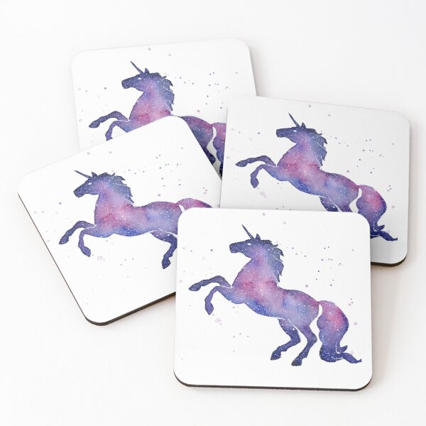 Item preview, Galaxy Unicorn Watercolor designed and sold by Olga Shvartsur.