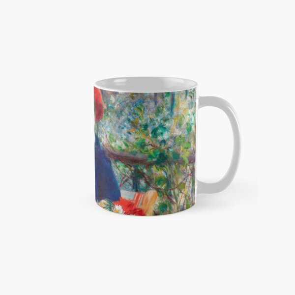 Two Sisters (On the Terrace) (1881) by Pierre-Auguste Renoir. Classic Mug