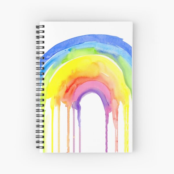 Rainbow Spiral Notebook | Journals | Cute | Kids | Illustration | Colorful  | Drawing | Writing | Gift — Danielle Chandler Design