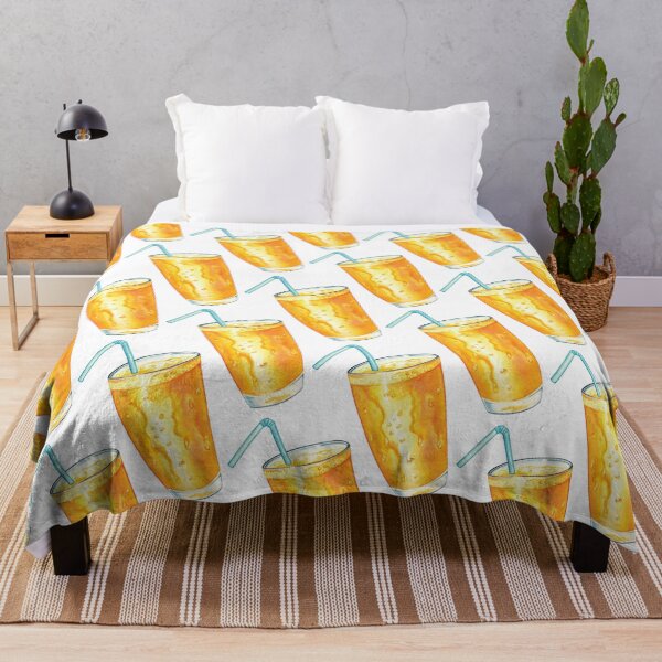 Item preview, Orange Juice Pattern - White designed and sold by Kelly Gilleran.